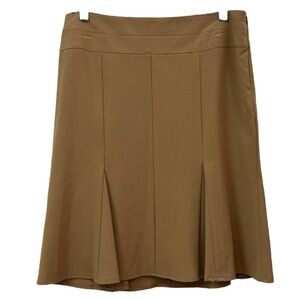 XOXO Signature Women’s Tan Pleated‎ Flowy Skirt  Sz 9/10